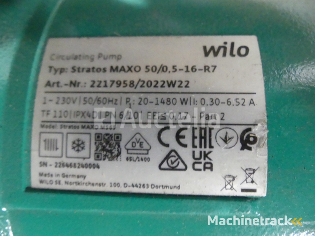 Wilo Stratos Maxo 50/0.5-16-R7 Smart Circulator