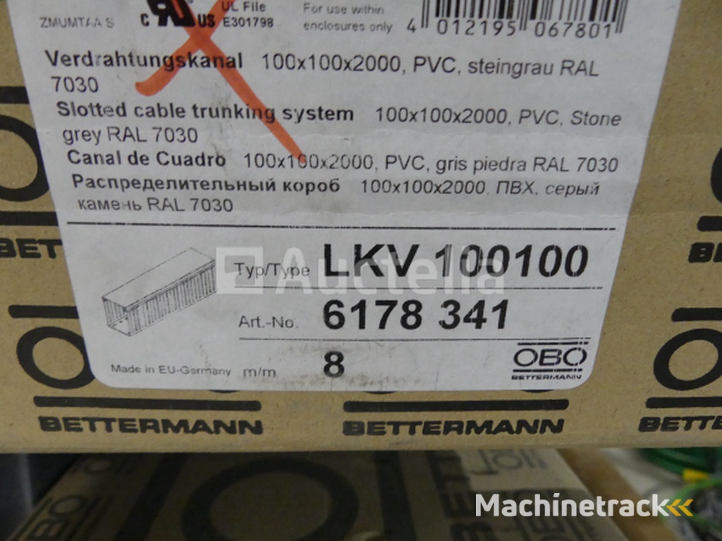 +- 20 packs of OBO/Hager plastic chutes