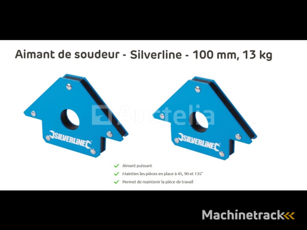 10 x Lasmagneten 13 kg SILVERLINE
