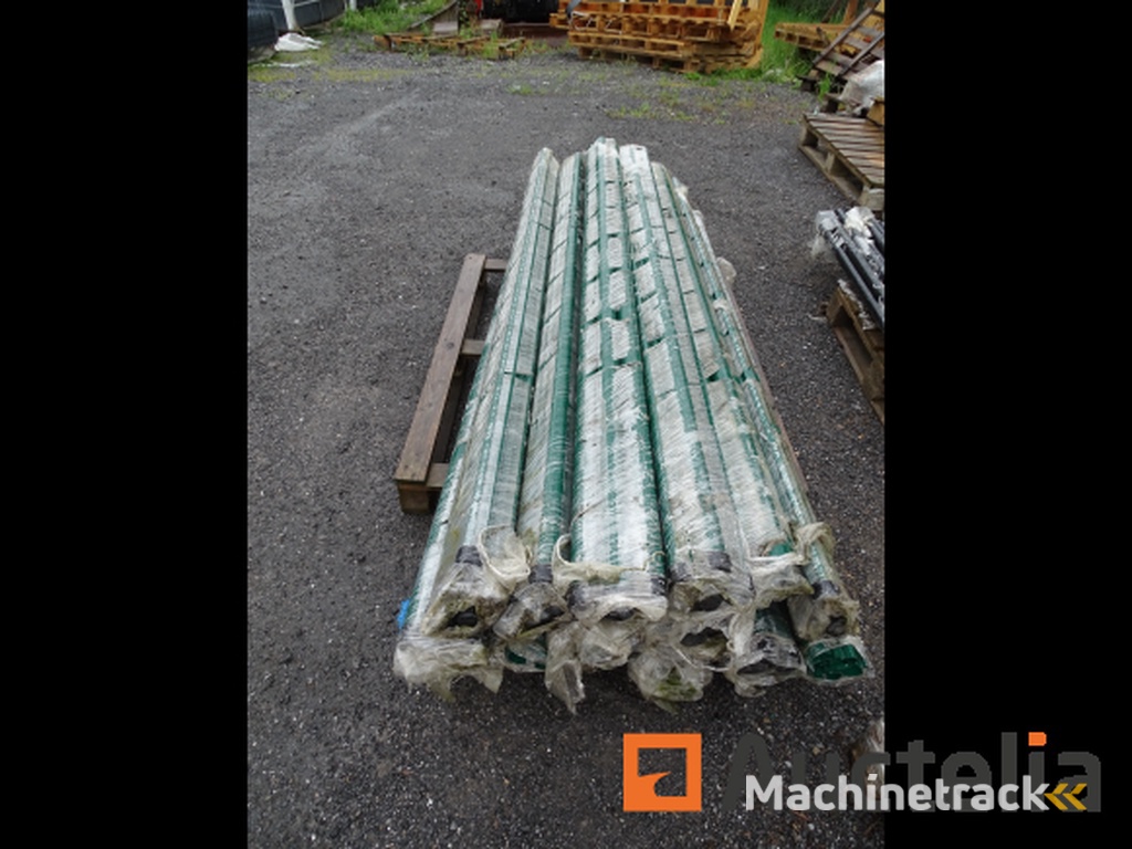 13 Geplastificeerde universele paal, diameter 48 mm, lengte 2,00 m ral 6005