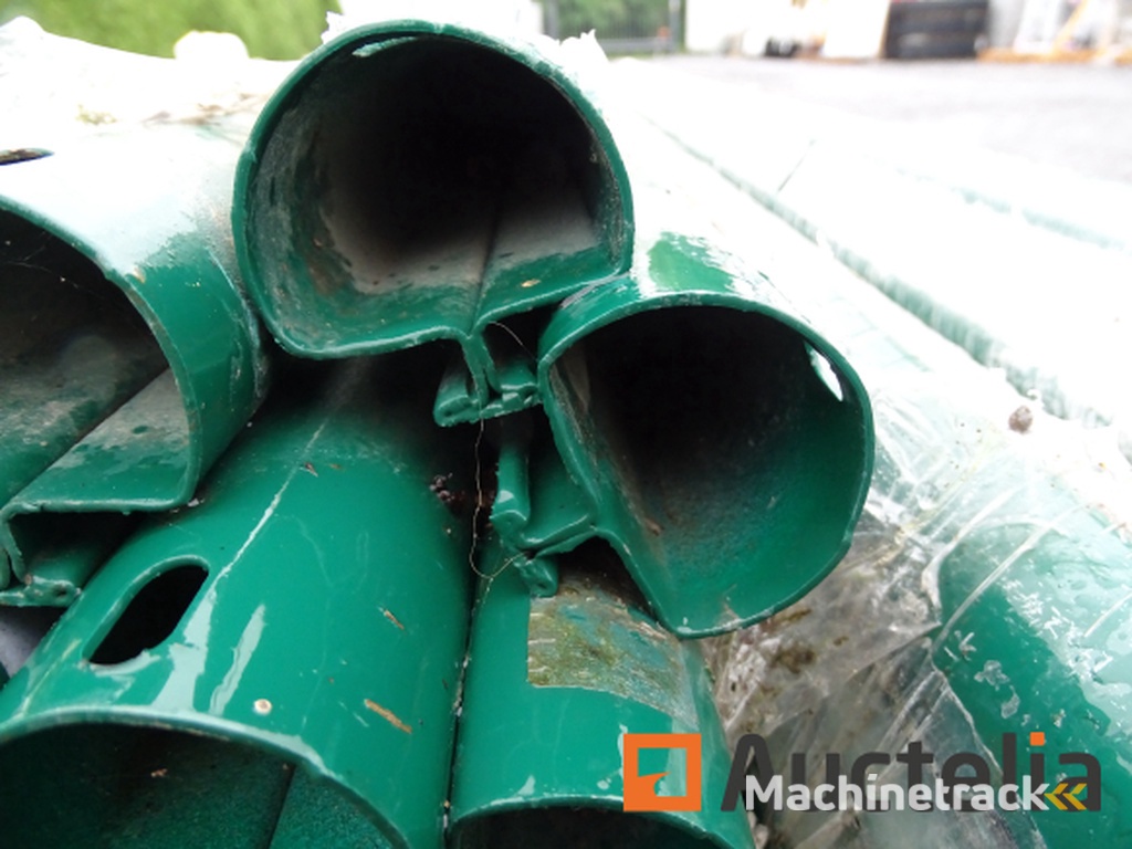 13 Geplastificeerde universele paal, diameter 48 mm, lengte 2,00 m ral 6005