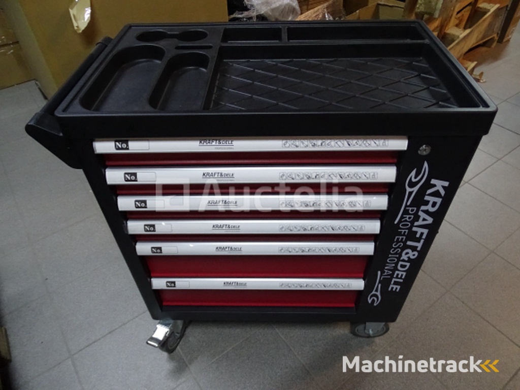 KRAFT&DELE tool trolley with 6 drawers