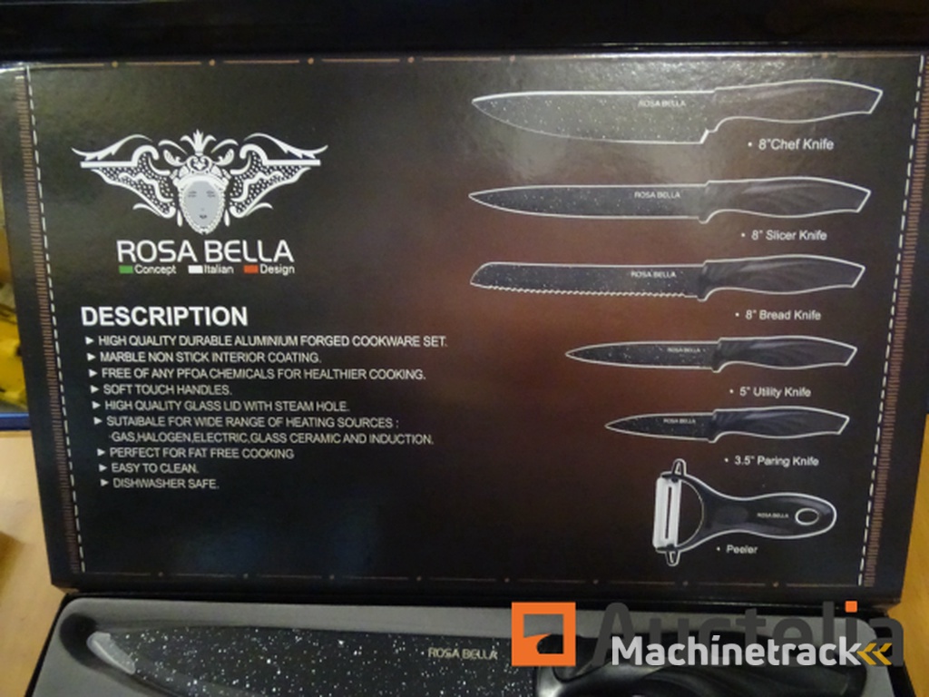 Professional knife set ROSA BELLA