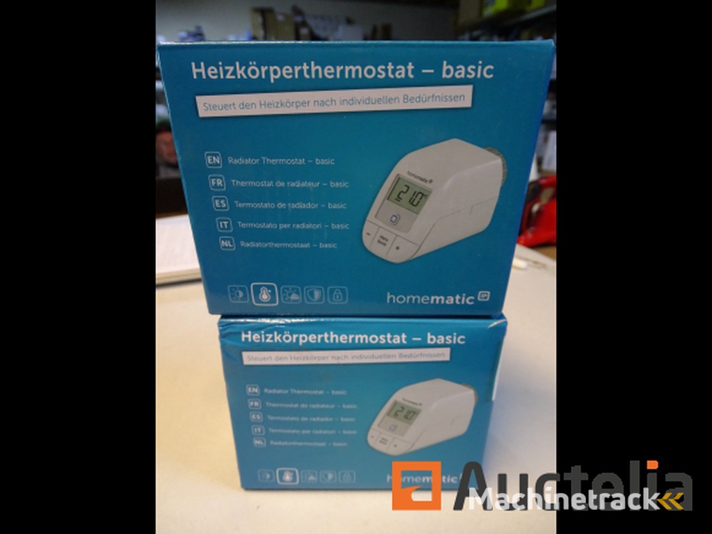 2 HOMEMATIC Smart Home radiatorthermostaten