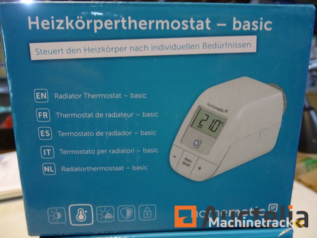 2 HOMEMATIC Smart Home radiatorthermostaten