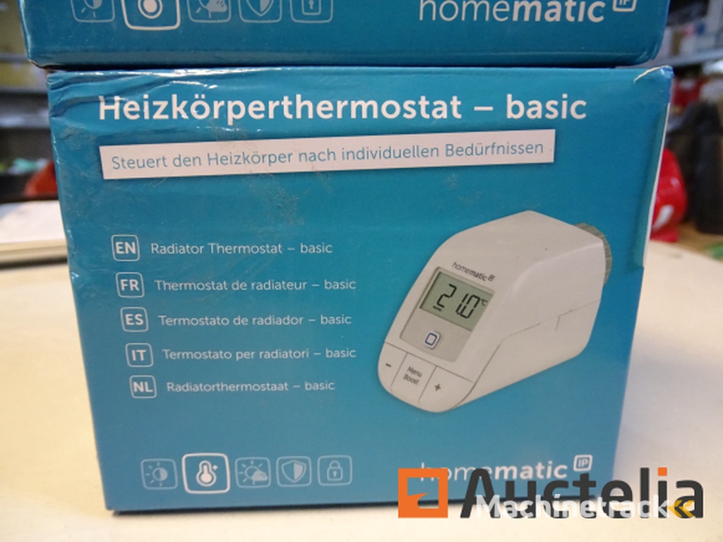2 HOMEMATIC Smart Home radiatorthermostaten
