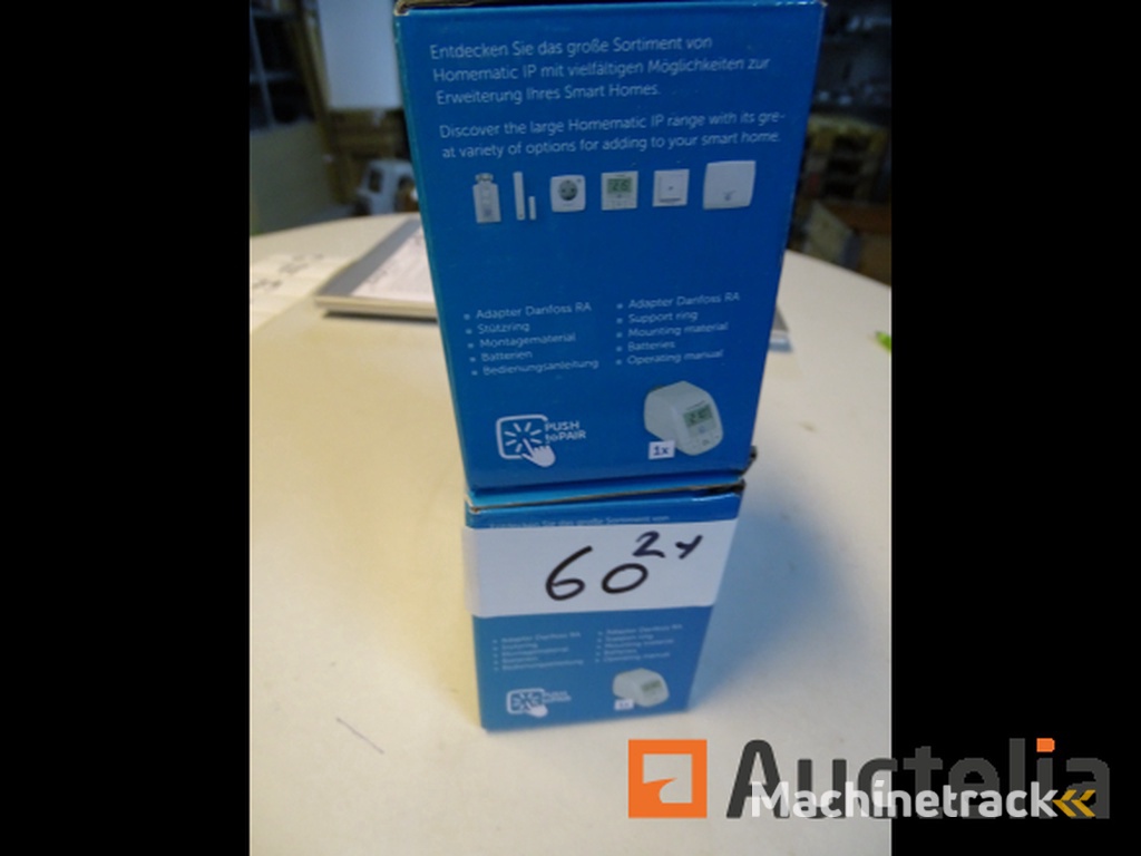 2 HOMEMATIC Smart Home radiatorthermostaten