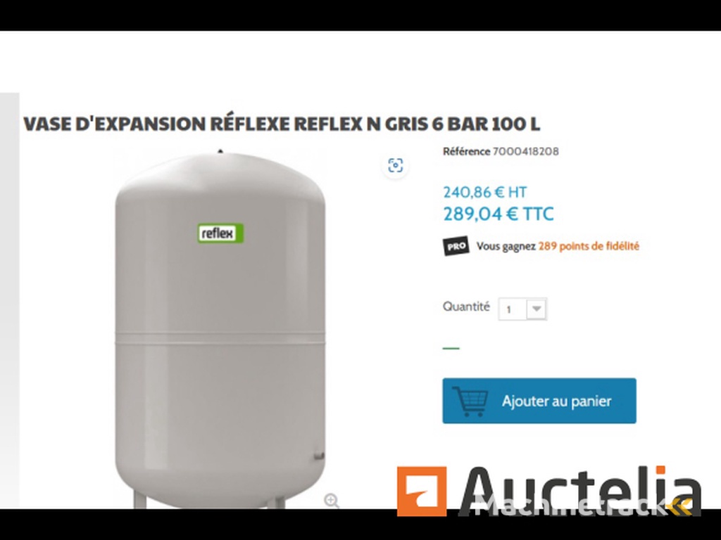 Reflex expansion tank 100 L REFLEX N100