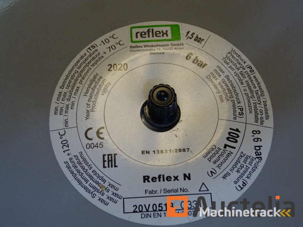 Reflex expansion tank 100 L REFLEX N100