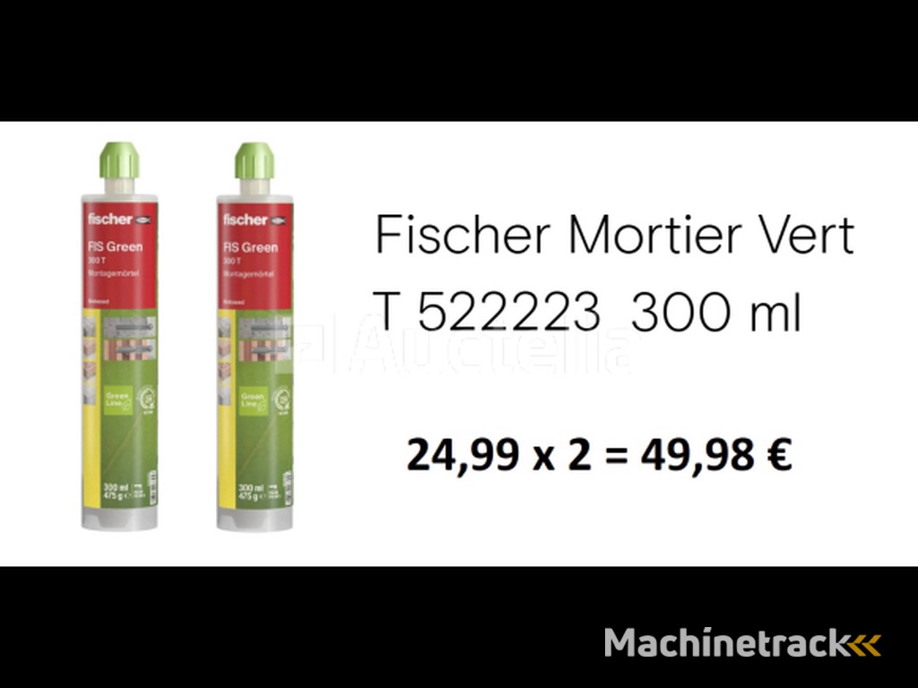 2 FISCHER Green 300 T chemische ankerbommen 522223