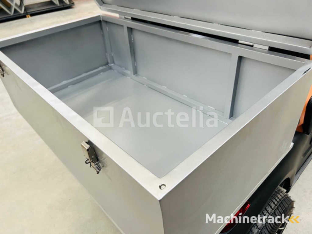 RTE - Golf cart with storage box Matt black