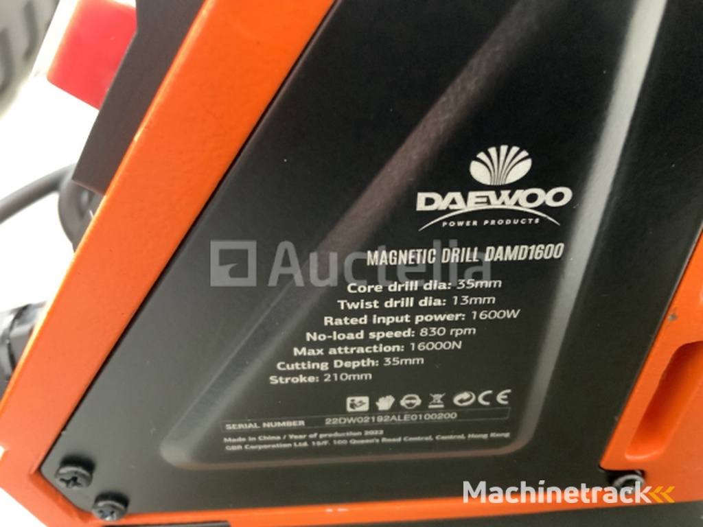 Daewoo - 2025 - DAMD 1600 - Magnetic drilling machine