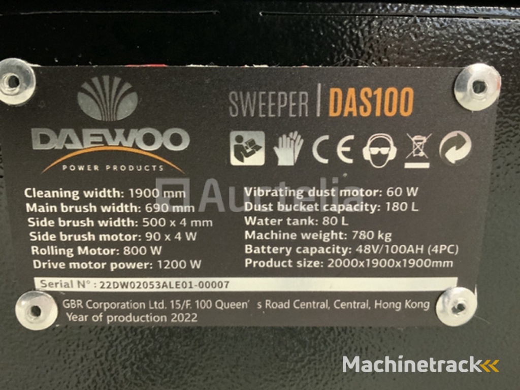 Daewoo DAS100 sweeper