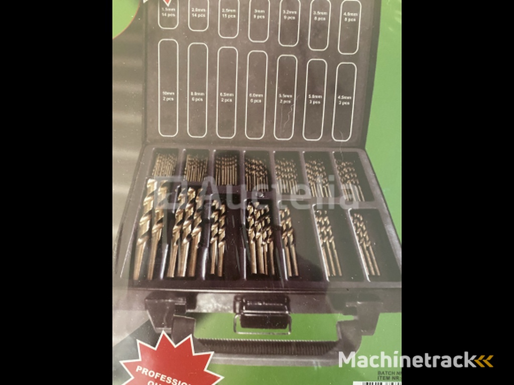 101 delige HSS boren set met titanium coating