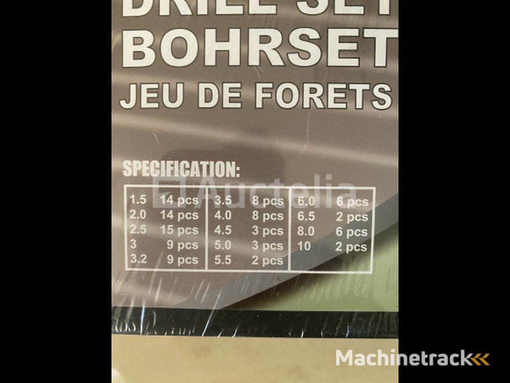 101 delige HSS boren set met titanium coating