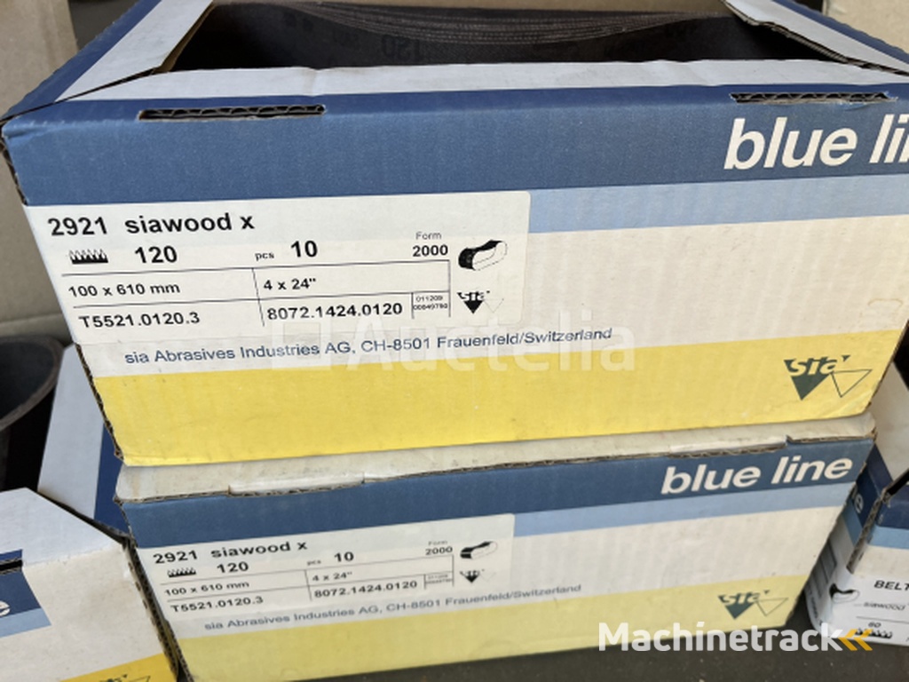 Partij schuurbanden Bleu line in 4 dozen