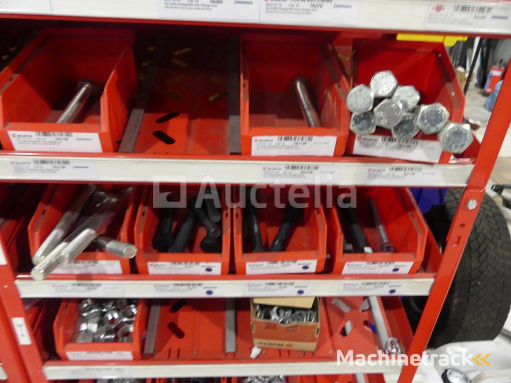 Contents of 2 shelves (screws/bolts)