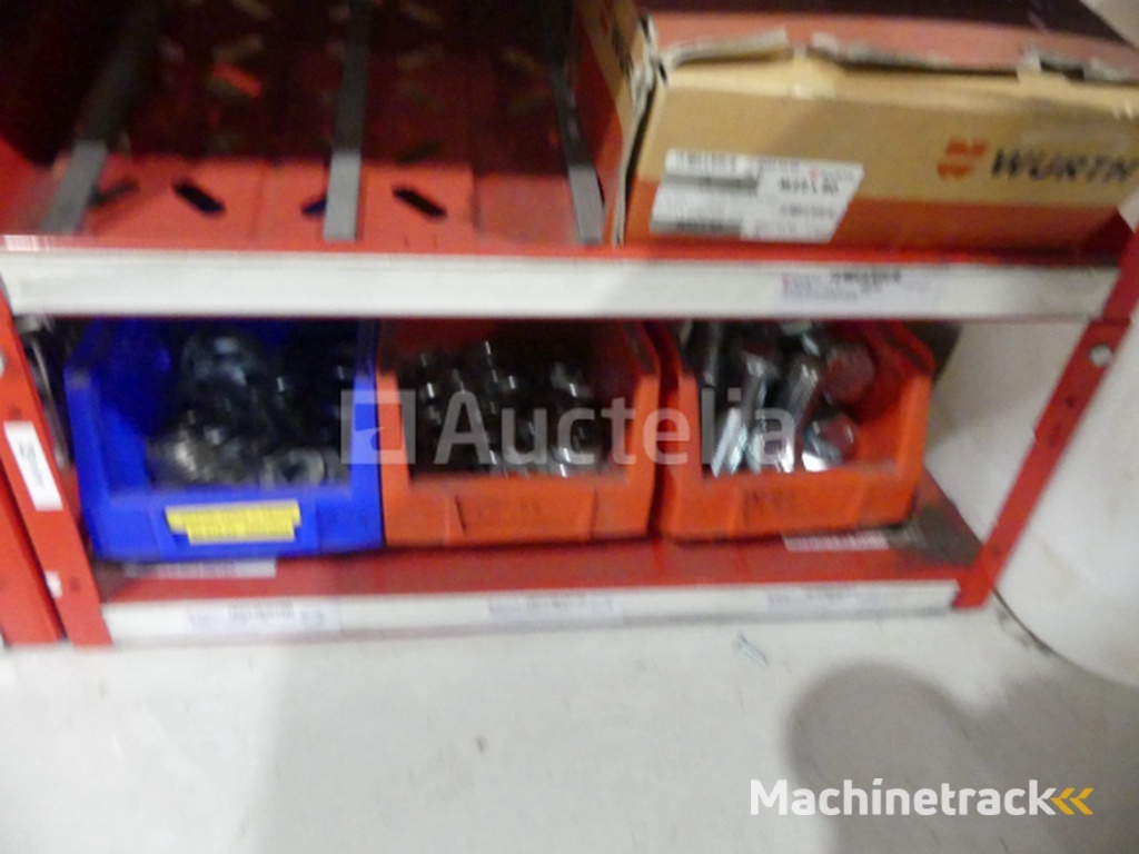 Contents of 2 shelves (screws/bolts)