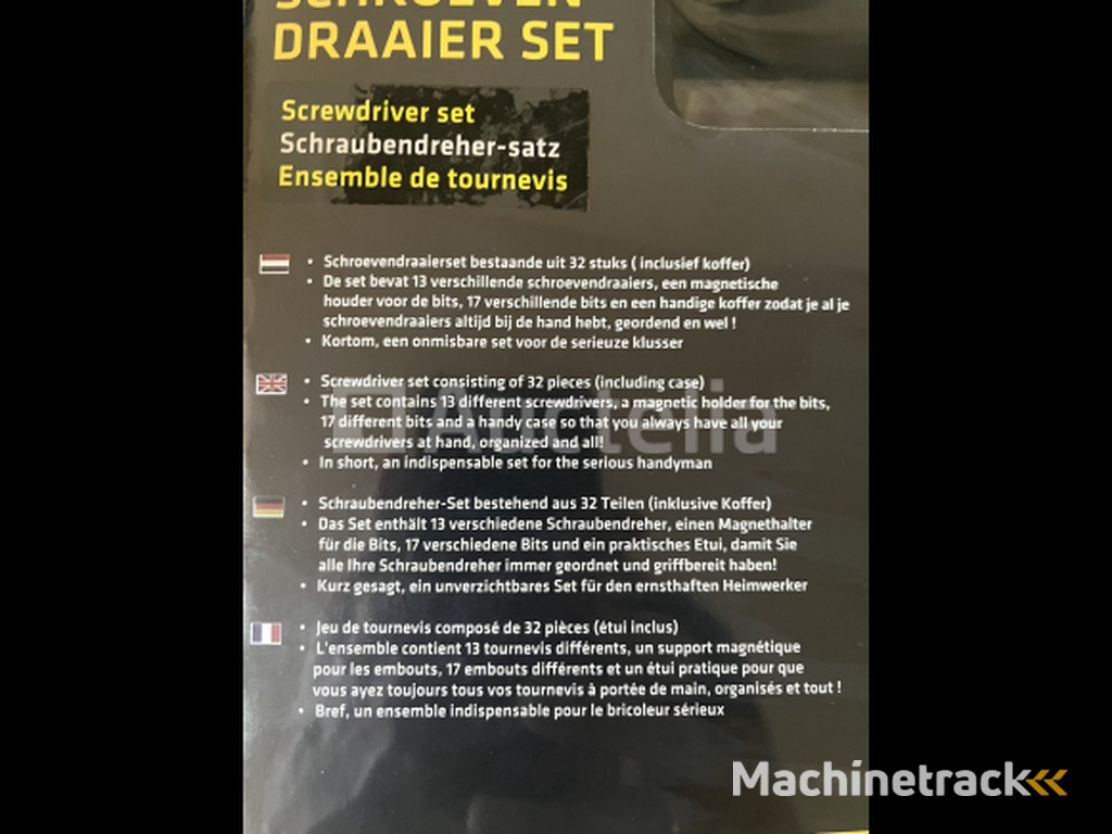 32 delige schroevendraaier set in koffer