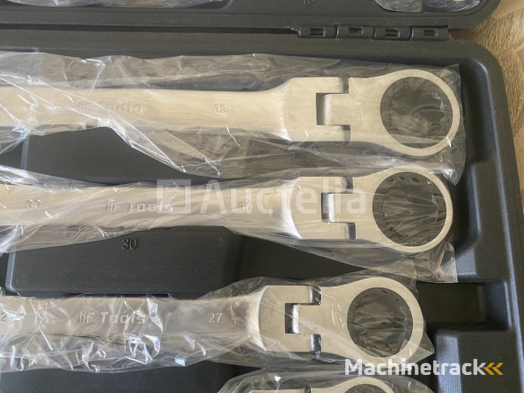 22 delige flexibele Ringratel-steeksleutel set 6-32mm