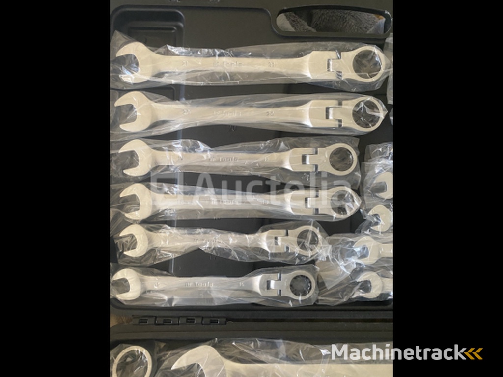 22 delige flexibele Ringratel-steeksleutel set 6-32mm