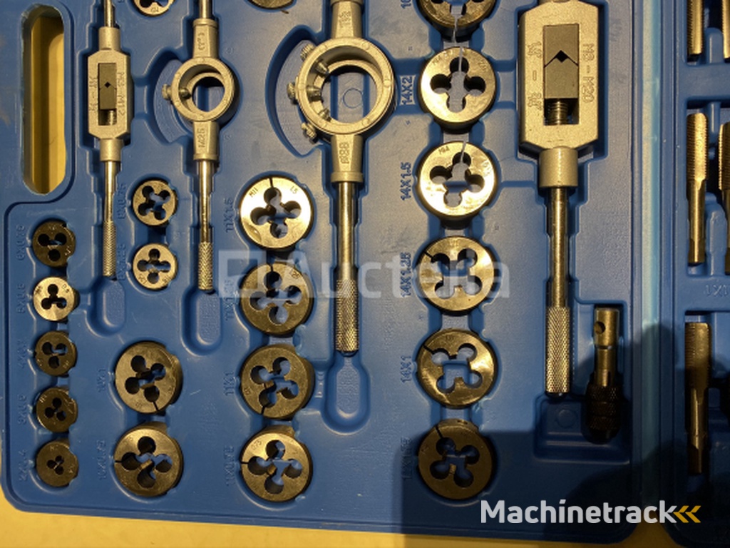 Tap en snij set 110-delig metrisch tungsten staal