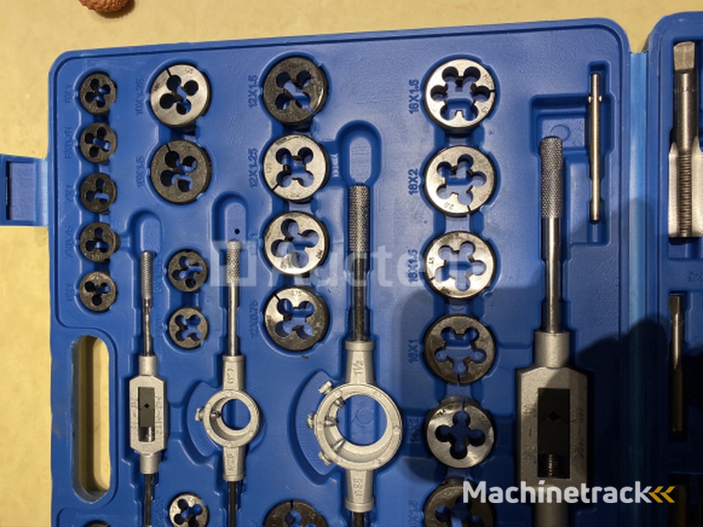 Tap en snij set 110-delig metrisch tungsten staal