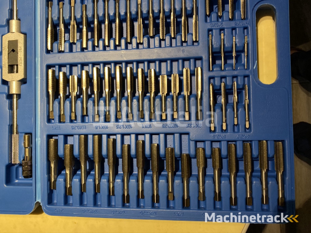 Tap en snij set 110-delig metrisch tungsten staal