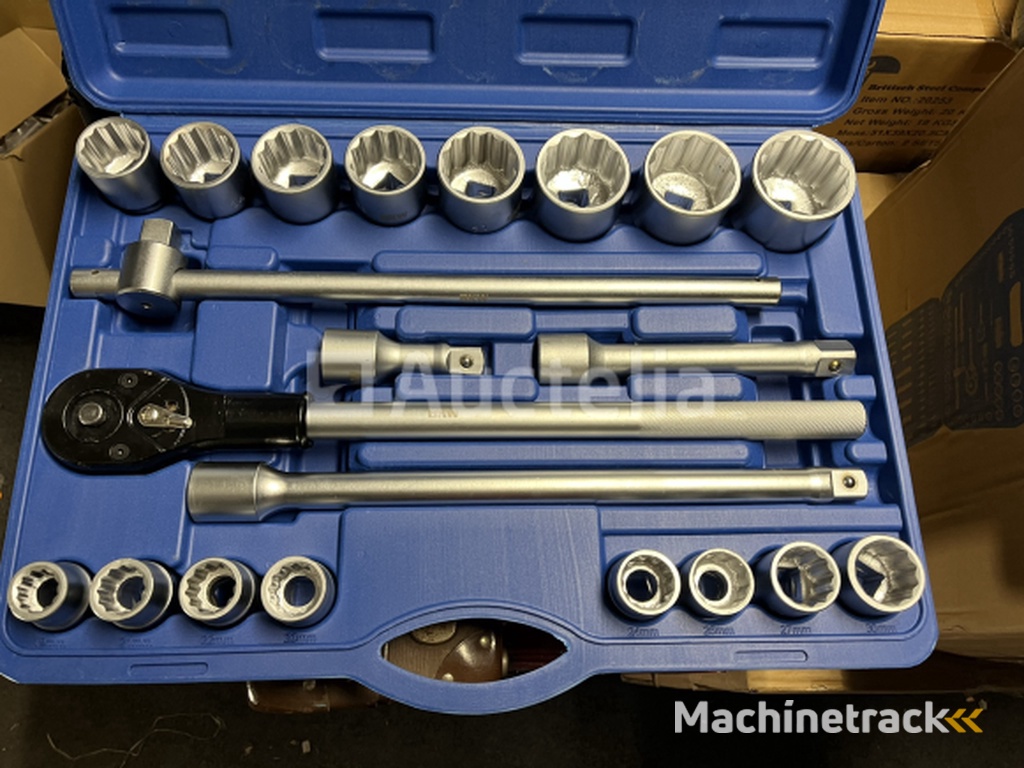 21 delige multi doppen set 3/4 19-50mm