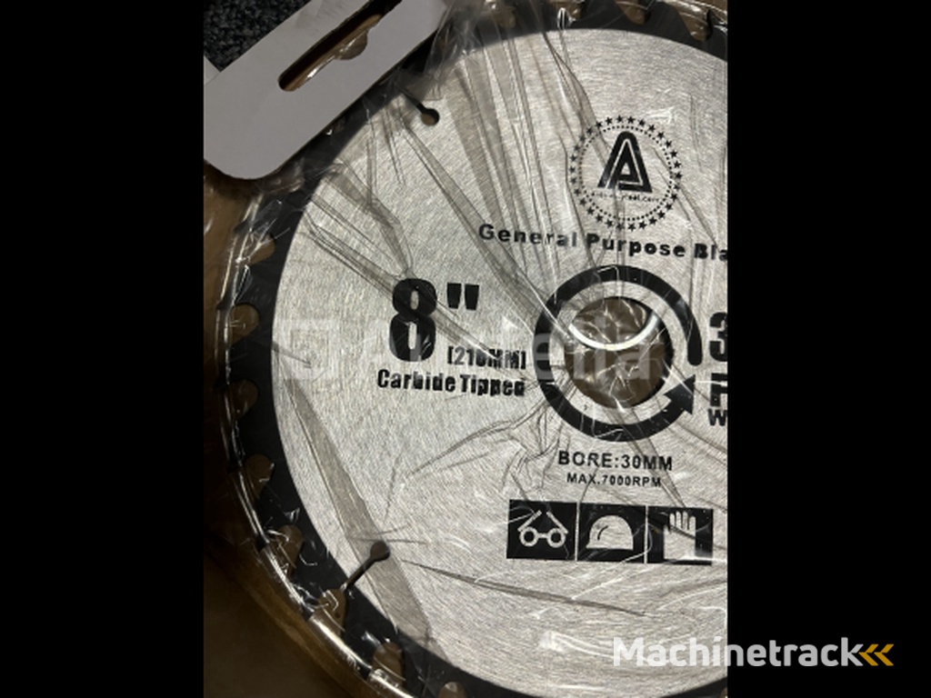 3 x all purpose zaagblad hout 210mm