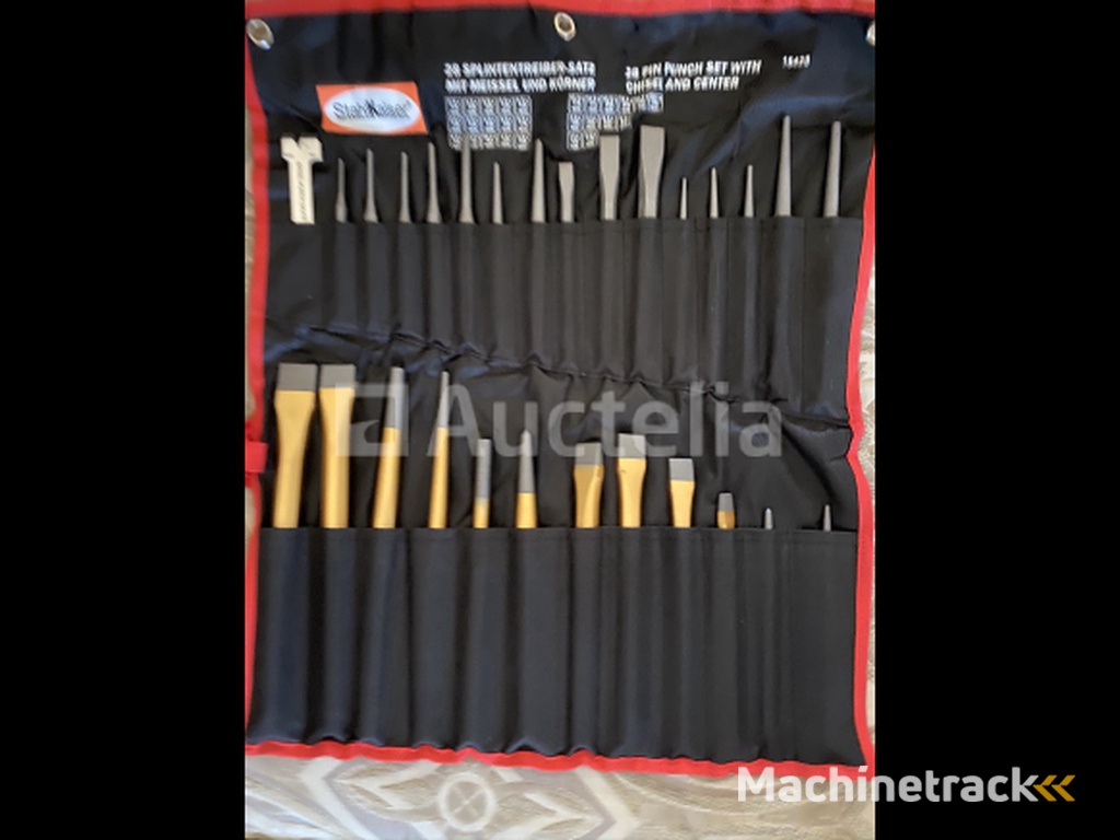 Beitel en doorslagen set 28-dlg. CV