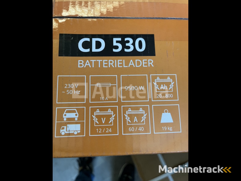 Jettool CD530 acculader 12/24V 16A 9500W