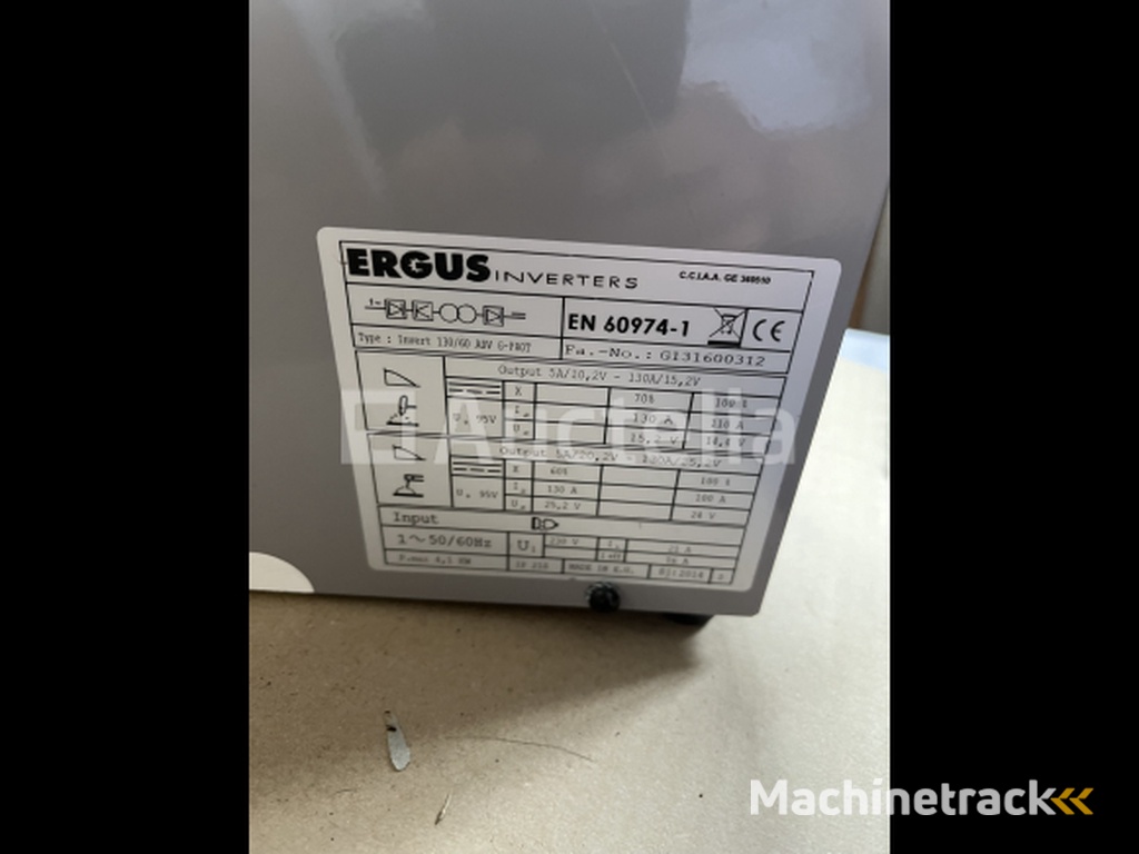 Ergus invert 130/60 ADV lasapparaat