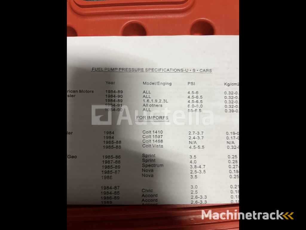 3 x set auto speciaal gereedschap