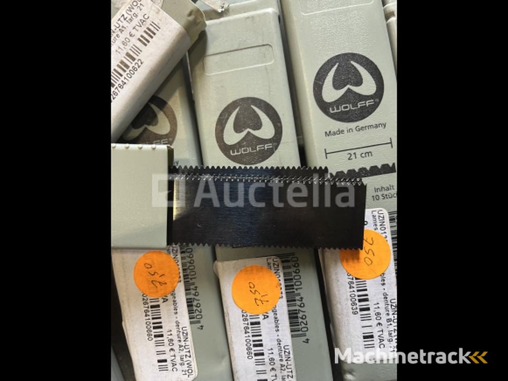 Partij Wolff kitstrijkerbladen  voor lijmkam