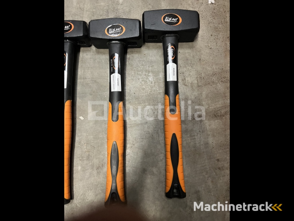 3 x moker 1, 1,5 en 2 kg fiberglass