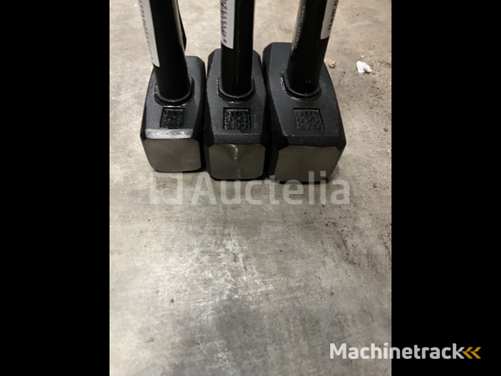 3 x moker 1, 1,5 en 2 kg fiberglass