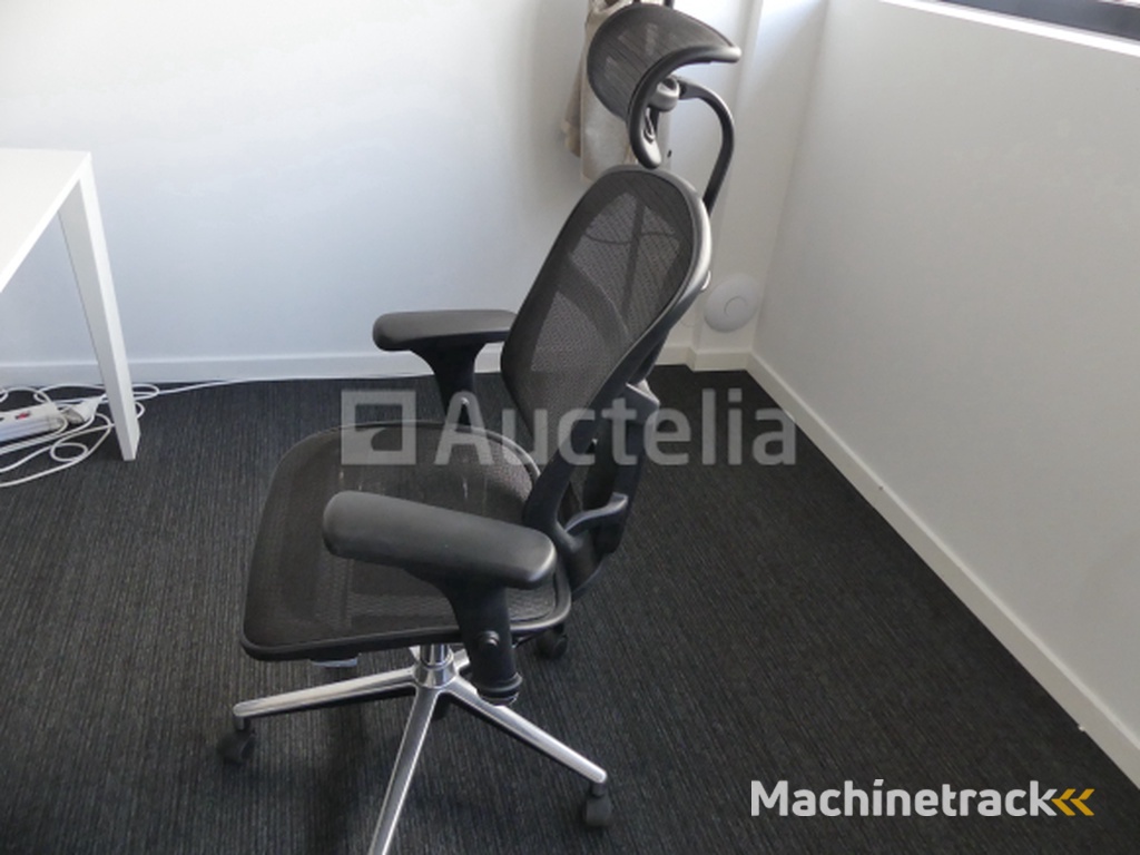 Straight desk + armchair + chairs + FAMO wardrobe