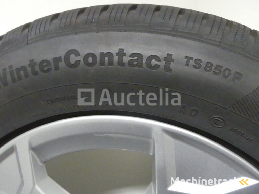 4 Winter tyres on aluminium rims Continental Wintercontact TS850P - 215/65 R17