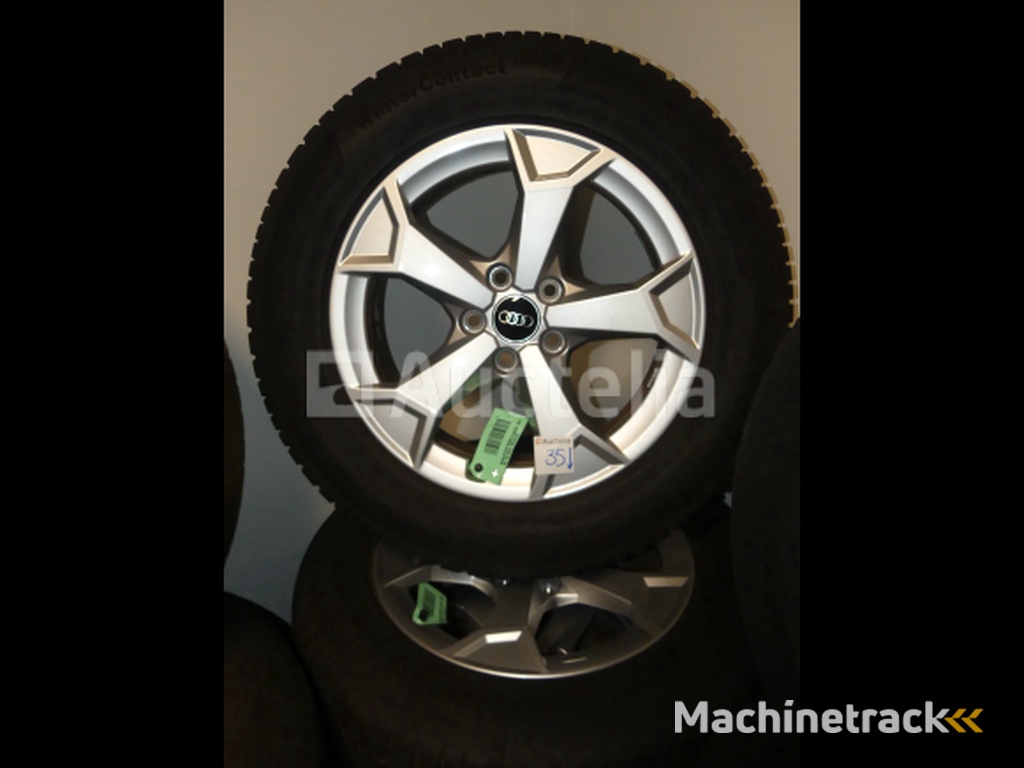 4 Winter tyres on aluminium rims Continental Wintercontact TS850P - 215/65 R17