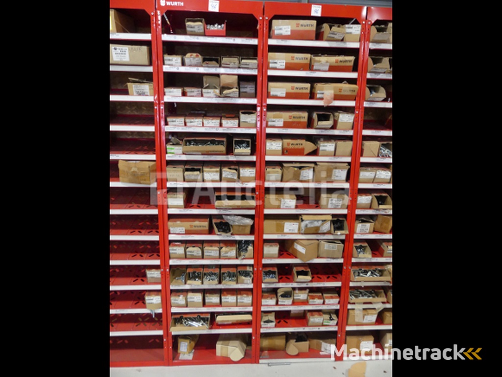 Contents of 2 shelves (screws/bolts)