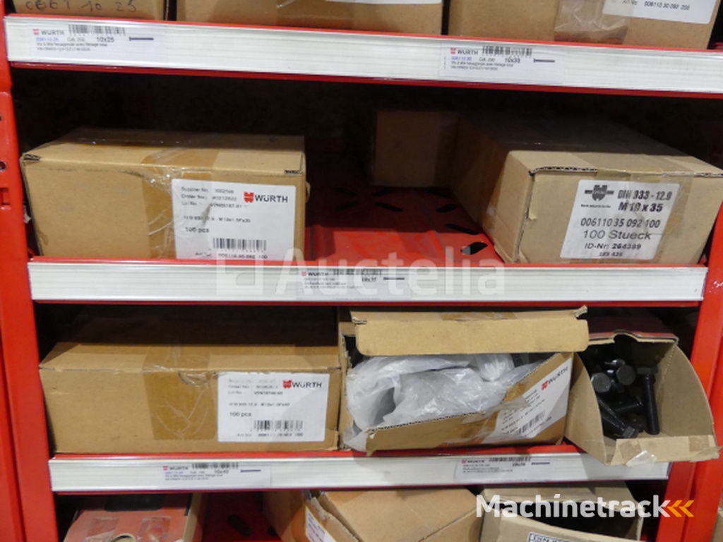 Contents of 2 shelves (screws/bolts)