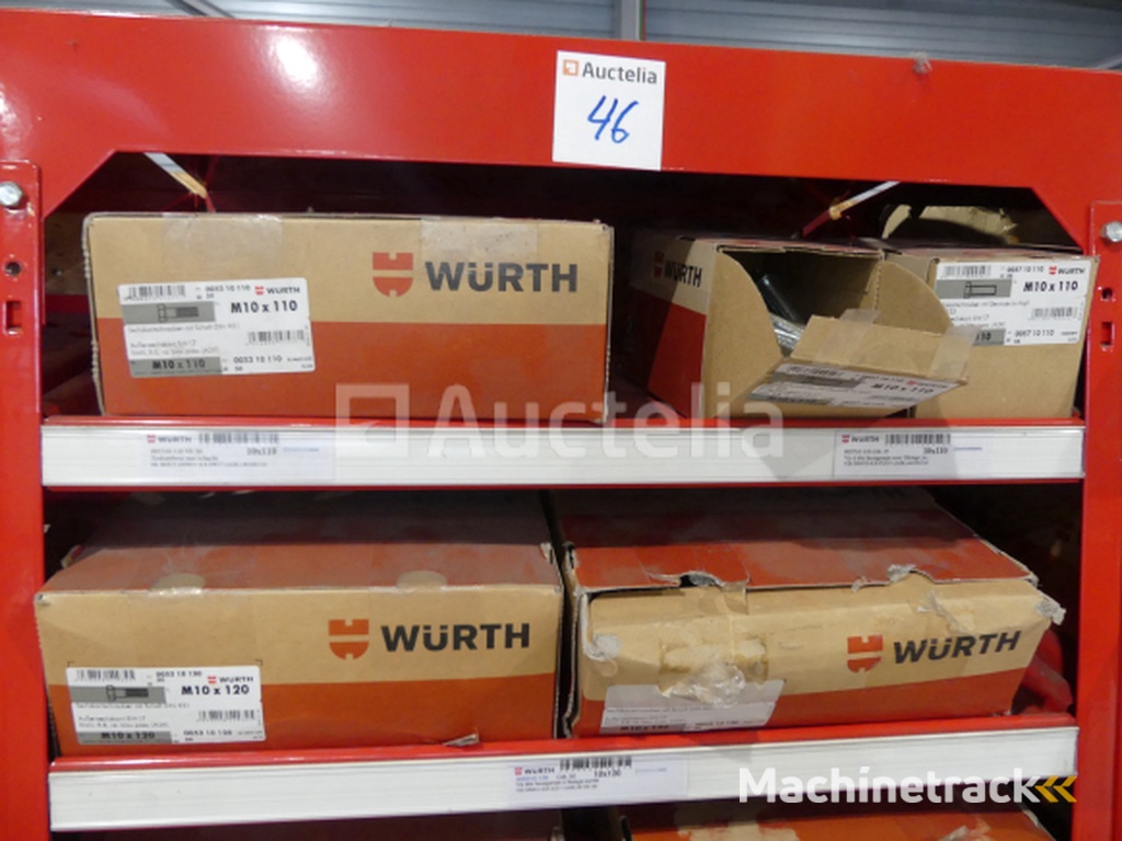 Contents of 2 shelves (screws/bolts)