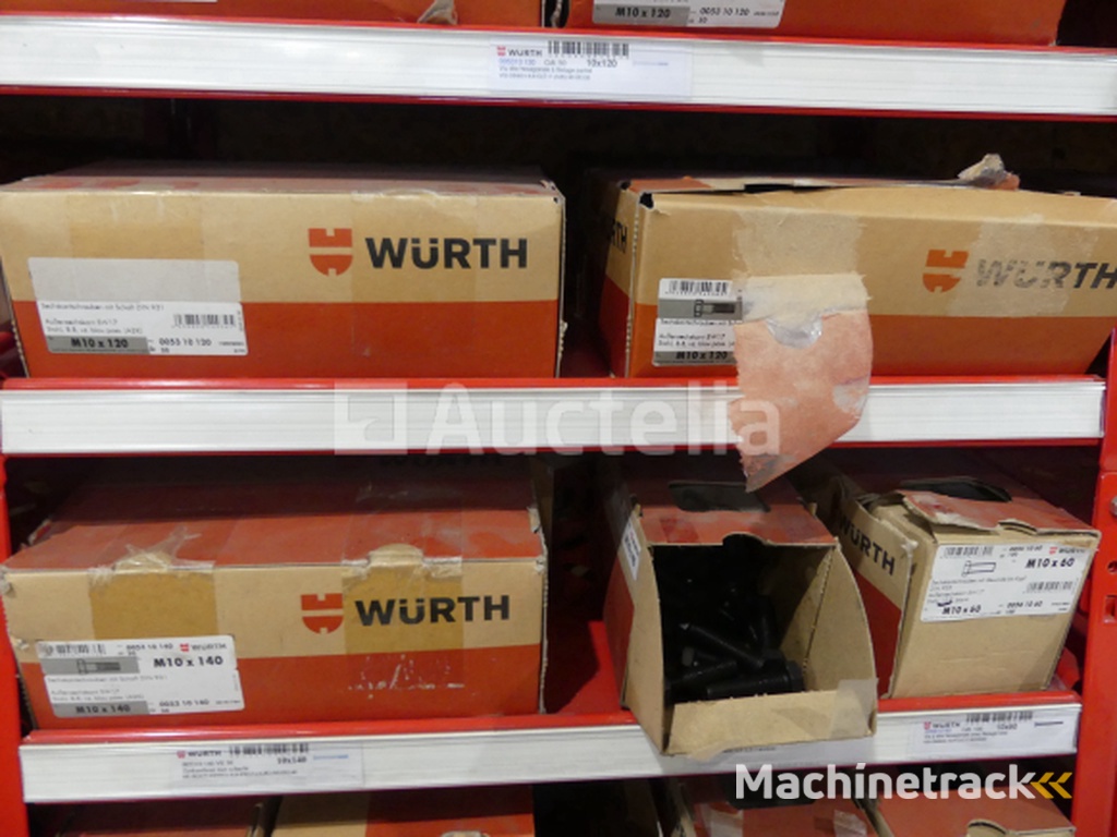 Contents of 2 shelves (screws/bolts)