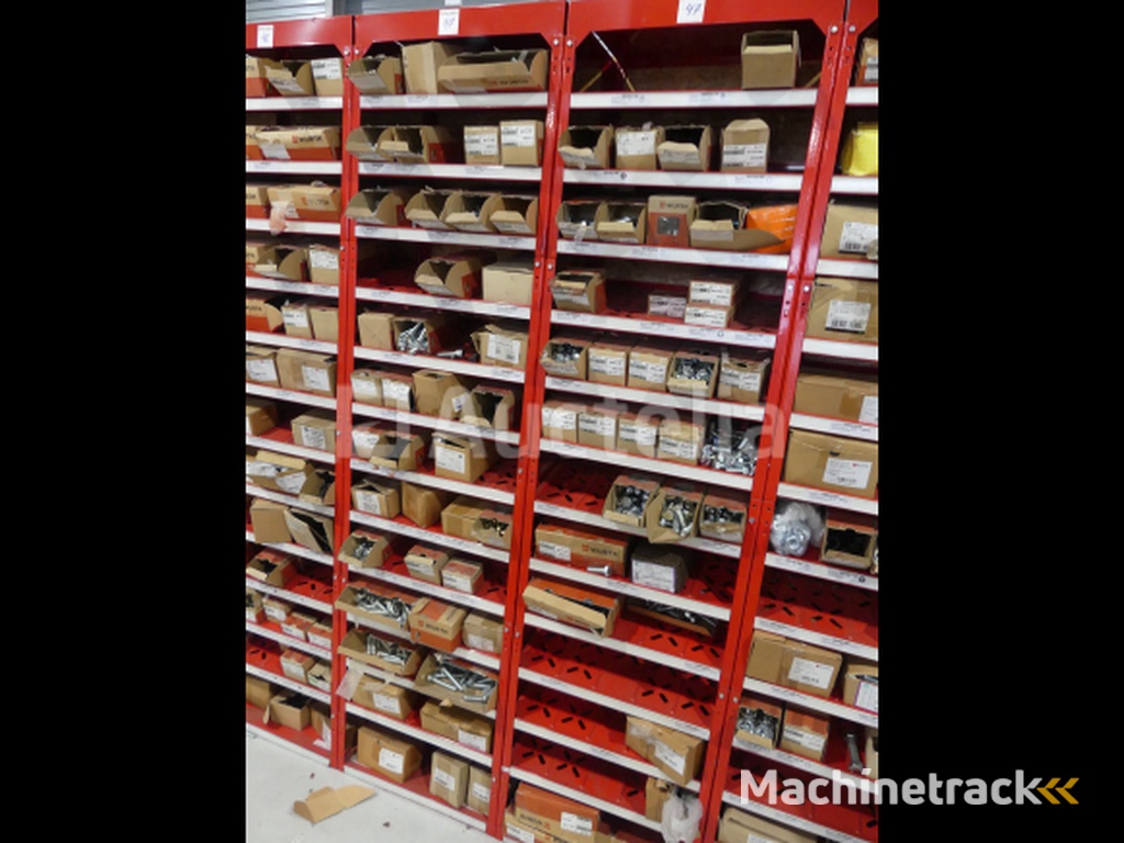 Contents of 2 shelves (screws/bolts)