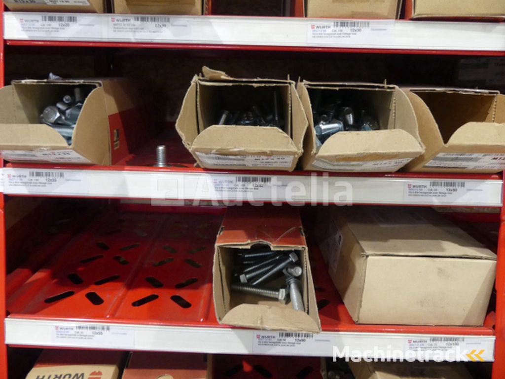 Contents of 2 shelves (screws/bolts)