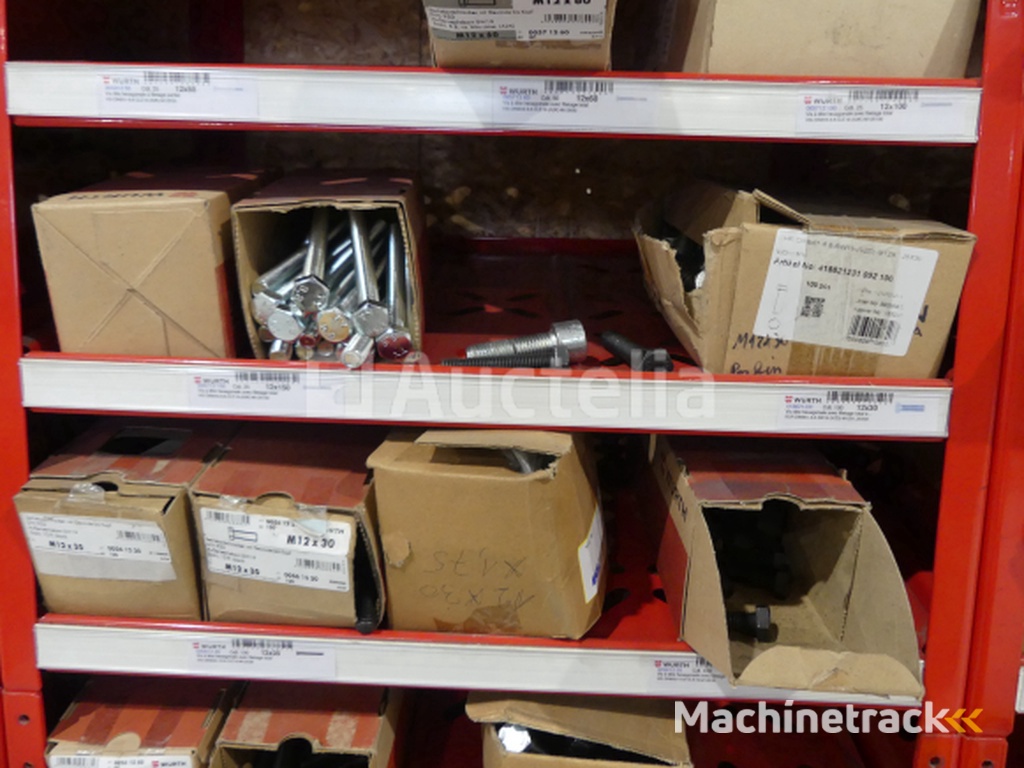 Contents of 2 shelves (screws/bolts)