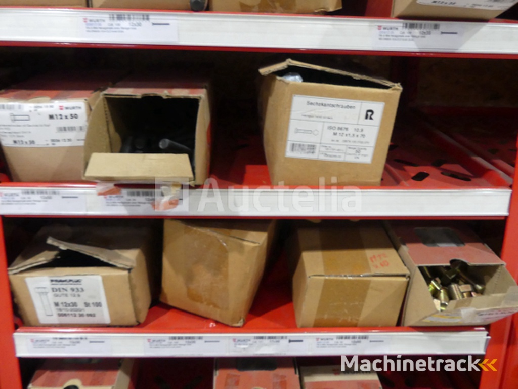 Contents of 2 shelves (screws/bolts)