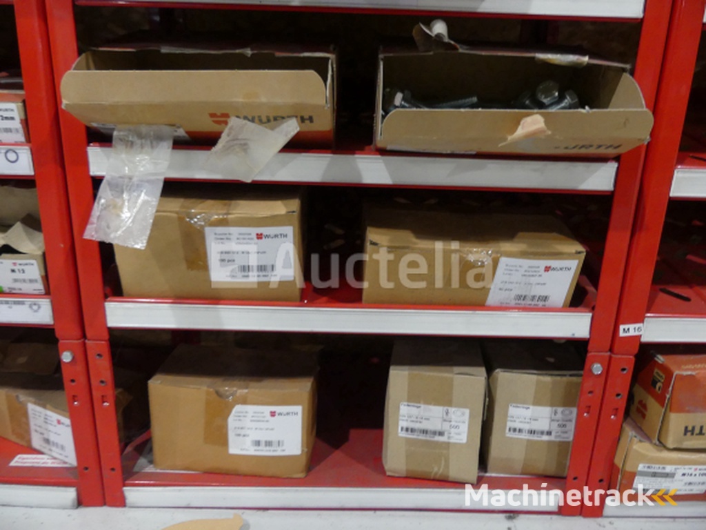 Contents of 2 shelves (screws/bolts)