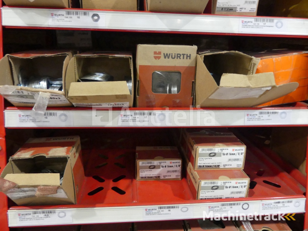 Contents of 2 shelves (screws/bolts)